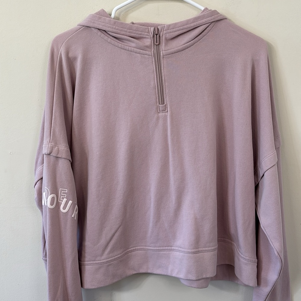 Under Armour Rival Terry Hoodie Pink Size Medium - Picture 4 of 11